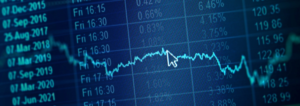 rates on computer screen